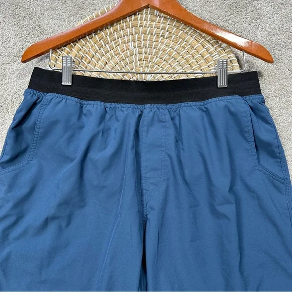 Prana Men’s Coal Super Mojo Pull On Short 10” Outdoor UPF 50+ in Blue Anchor L - Picture 4 of 16